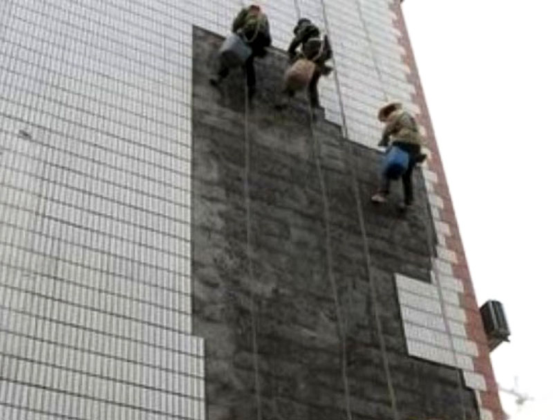 高空瓷砖破损修补